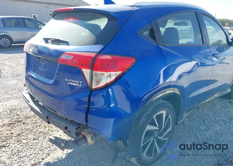 2019 Honda Hr-V Sport z USA, uszkodzony, nr VIN 3CZRU6H17KG709724